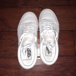 White old school vans